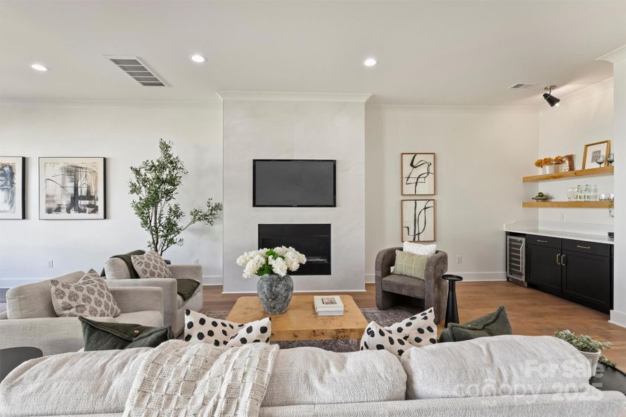 Furnished interior view inside a new home in , Charlotte (Image 4).