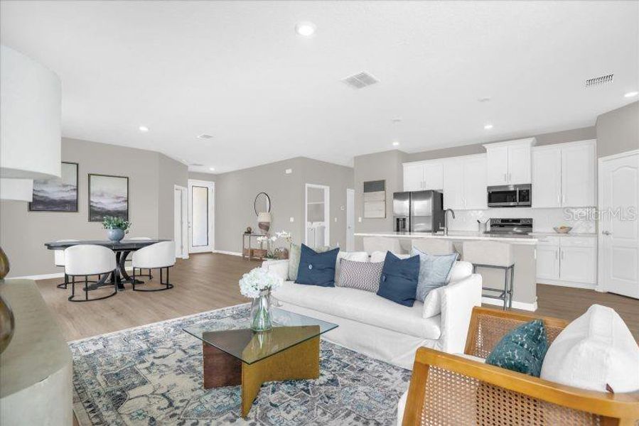 Furnished interior view inside a new home in , Ocala (Image 6).