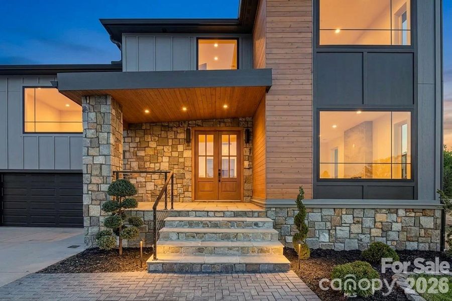 Exterior details and patio area of a home in , Flat Rock (Image 4).