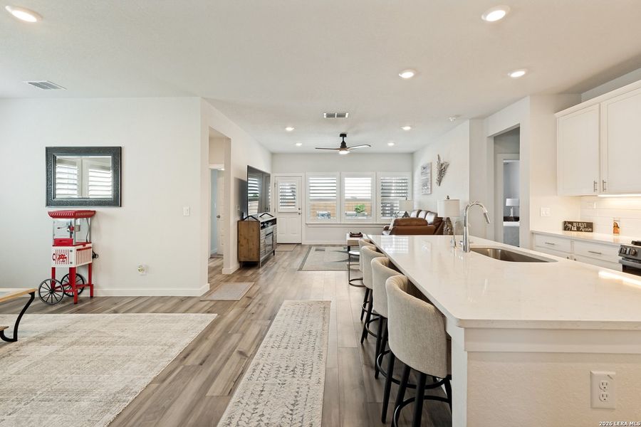 Furnished interior view inside a new home in Weltner Farms 50’s, New Braunfels (Image 11).
