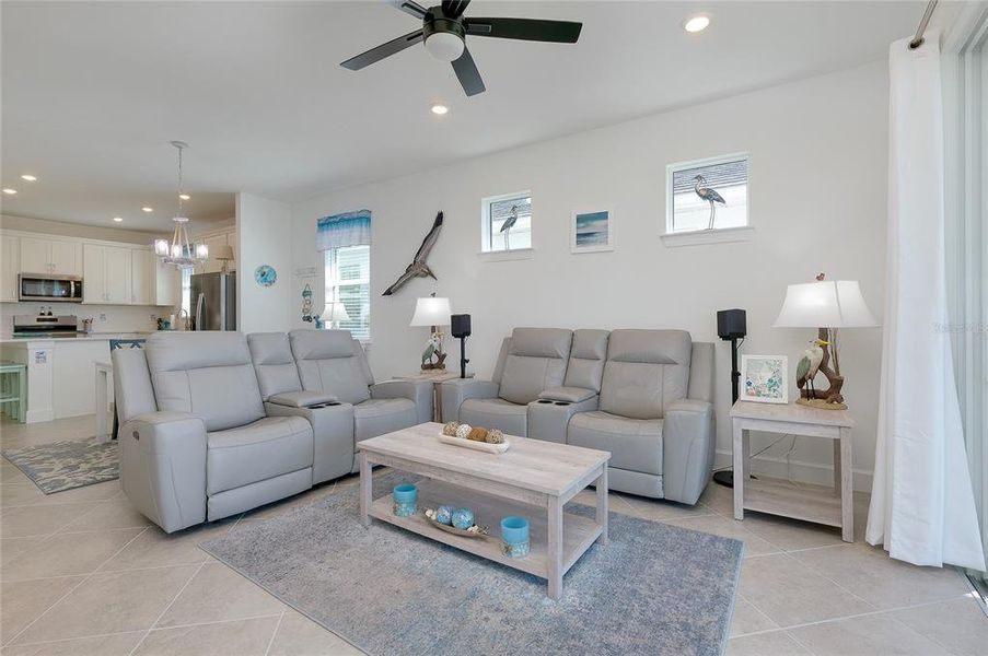 Furnished interior view inside a new home in BeachWalk by Manasota Key, Englewood (Image 54).