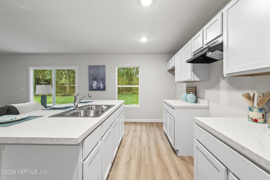 Furnished interior view inside a new home in , Jacksonville (Image 10).