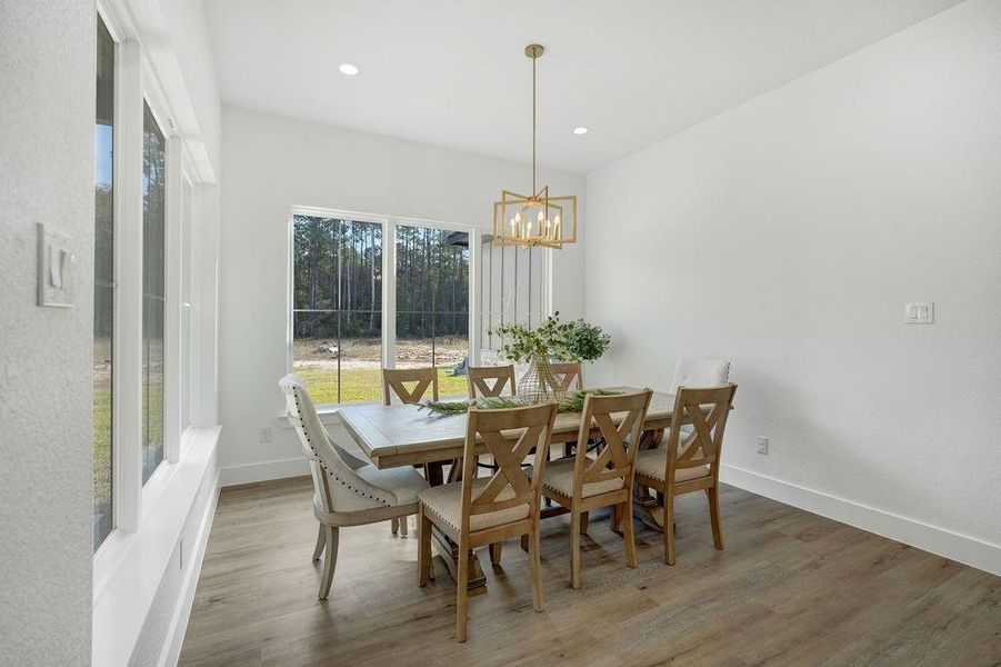 Furnished interior view inside a new home in , Conroe (Image 12).