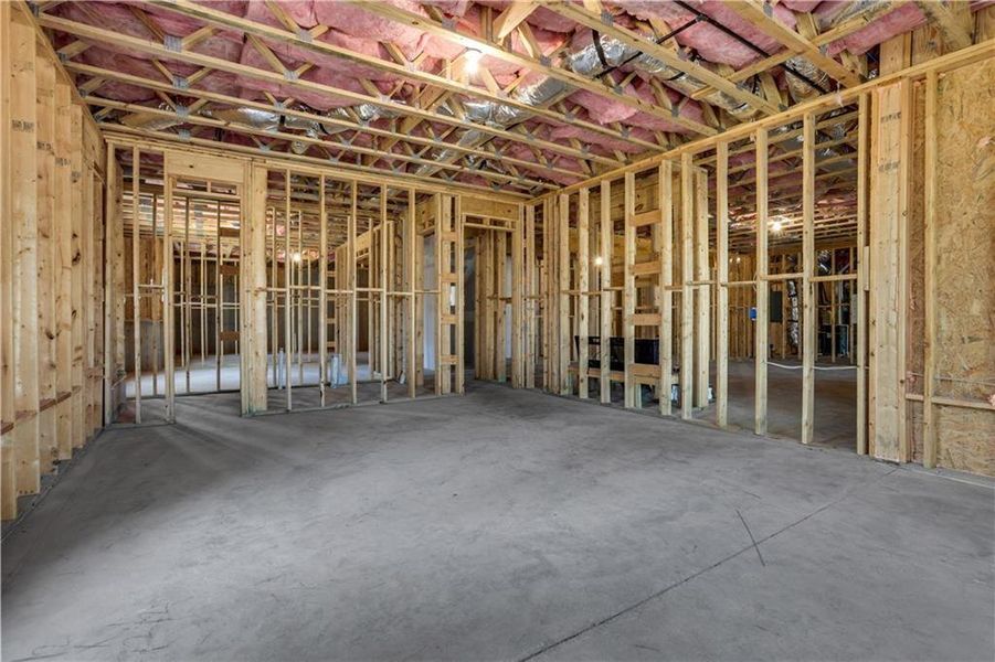 In-progress construction of a new home in , Milton, GA (Image 82).