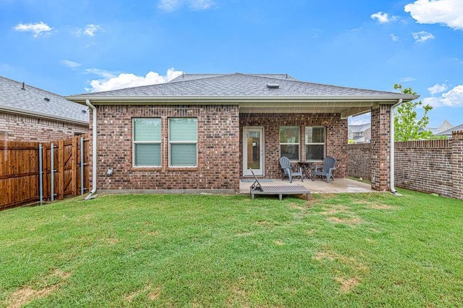 Exterior details and patio area of a home in , McKinney (Image 23).