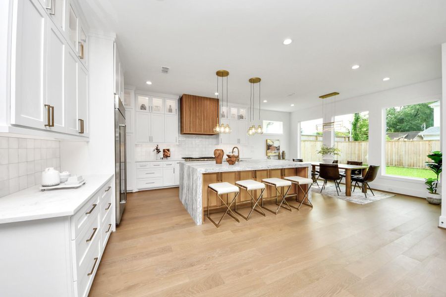 Furnished interior view inside a new home in , Houston (Image 8).