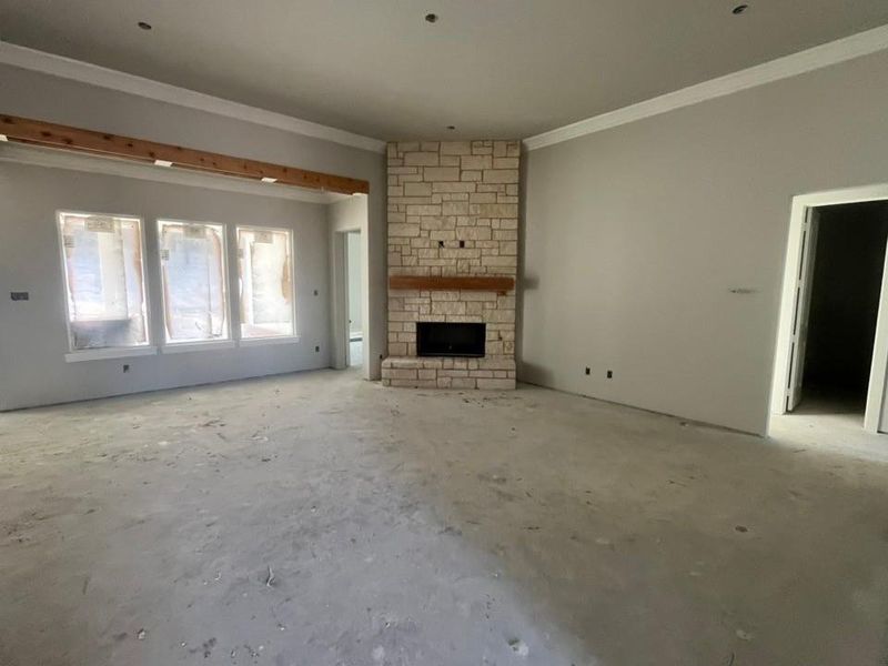 In-progress construction of a new home in Eagle Ridge Estates, Weatherford, TX (Image 5).