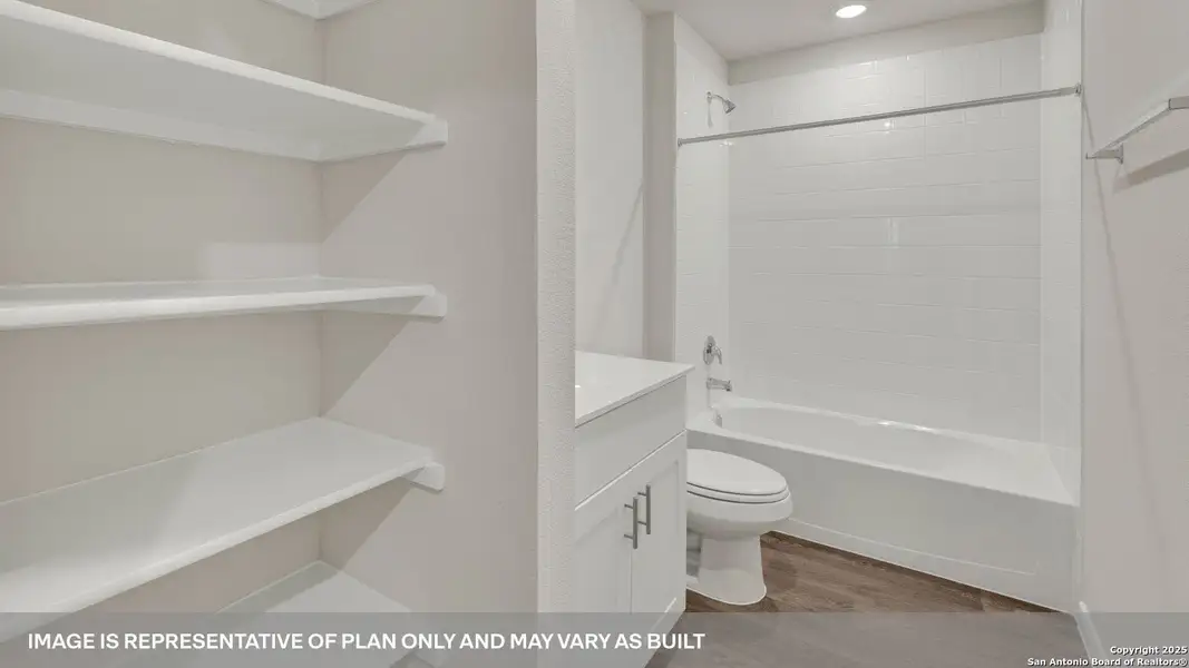 Furnished interior view inside a new home in Whisper South, San Marcos (Image 4).