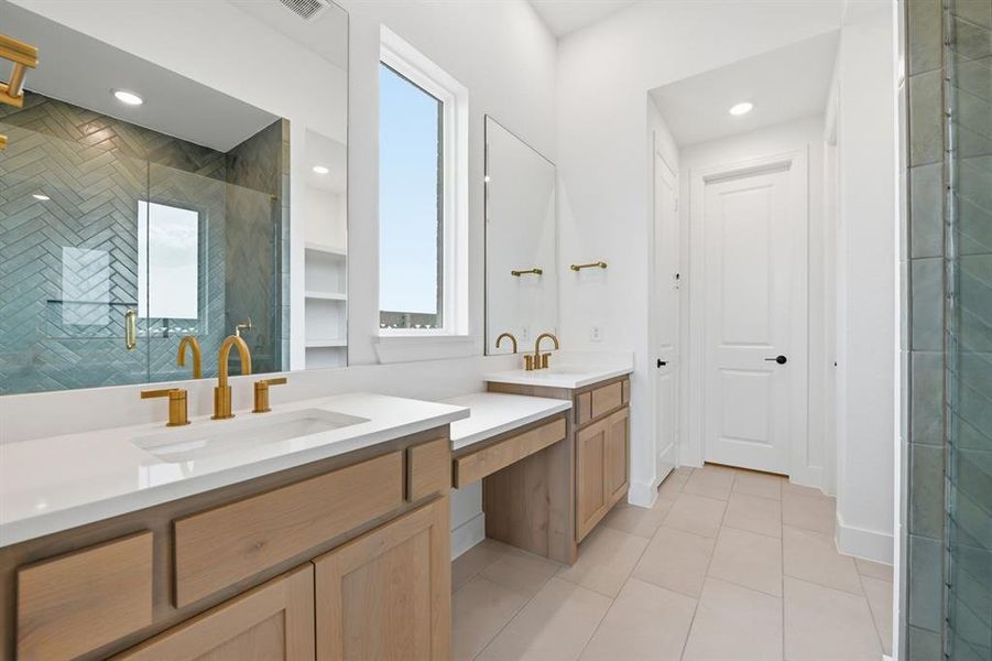 Furnished interior view inside a new home in Pecan Square, Northlake (Image 7).