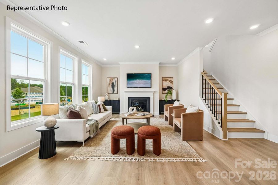 Furnished interior view inside a new home in Avalon of Gastonia, Gastonia (Image 6).