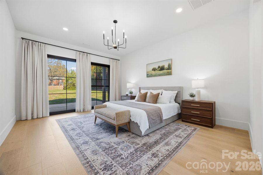 Furnished interior view inside a new home in , Monroe (Image 32).