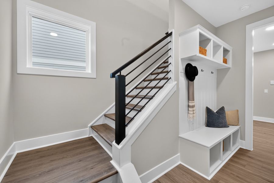 Mudroom & Staircase Mudroom & Staircase