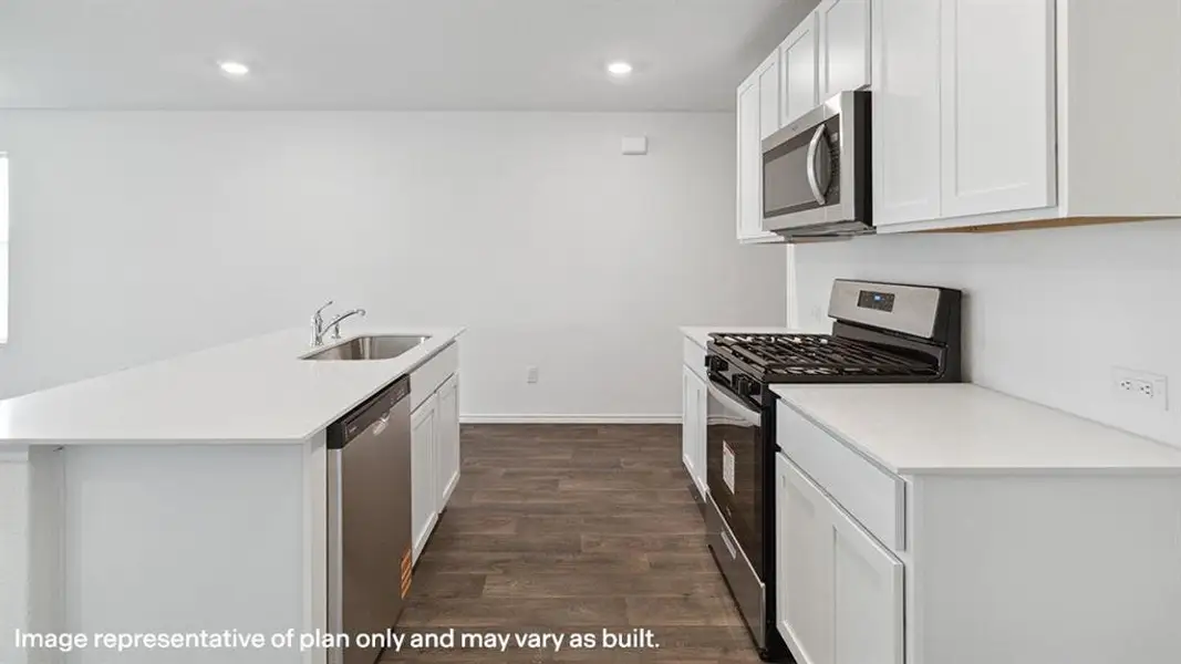 Furnished interior view inside a new home in Asher Oaks, Bonham (Image 9).