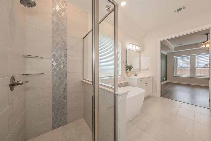 Furnished interior view inside a new home in Karis, Crowley (Image 12).