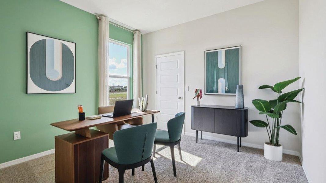Furnished interior view inside a new home in Hawthorne Ranch, Lakeland (Image 23).
