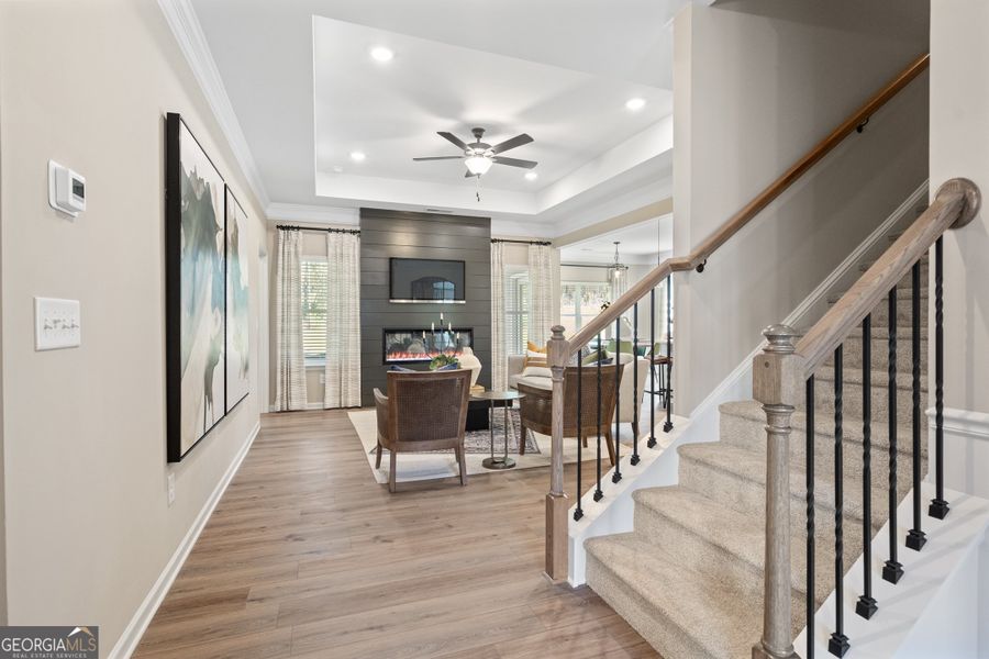Furnished interior view inside a new home in Maddox Station, Eatonton (Image 6).