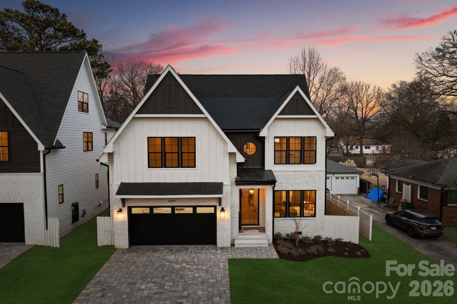Front exterior of a new home in , Charlotte, NC, highlighting curb appeal (Image 27).