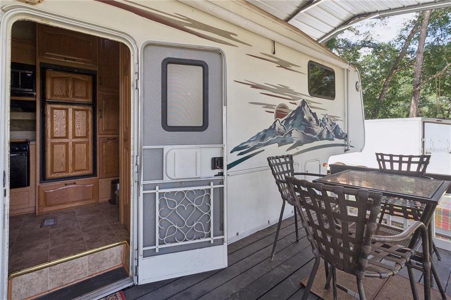 Exterior details and patio area of a home in , Spring Hill (Image 42).
