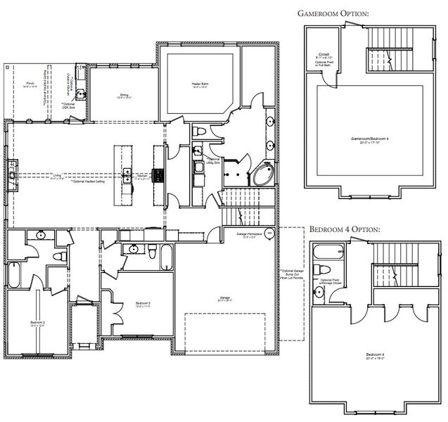 2D floor plan layout for the The Julia by Reece Homes in Greens Prairie Reserve, College Station, TX (Image 4). 2D floor plan layout for the The Julia by Reece Homes in Greens Prairie Reserve, College Station, TX (Image 4).