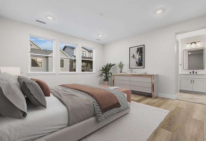 Homesite 232 Primary Bedroom - Virtually Staged - 15 of 21