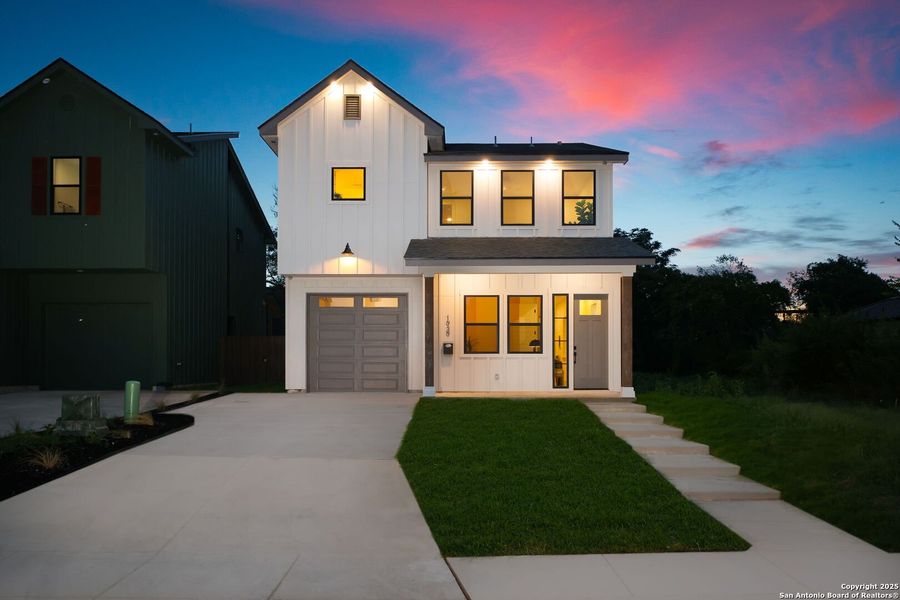Front exterior of a new home in , San Antonio, TX, highlighting curb appeal (Image 23).