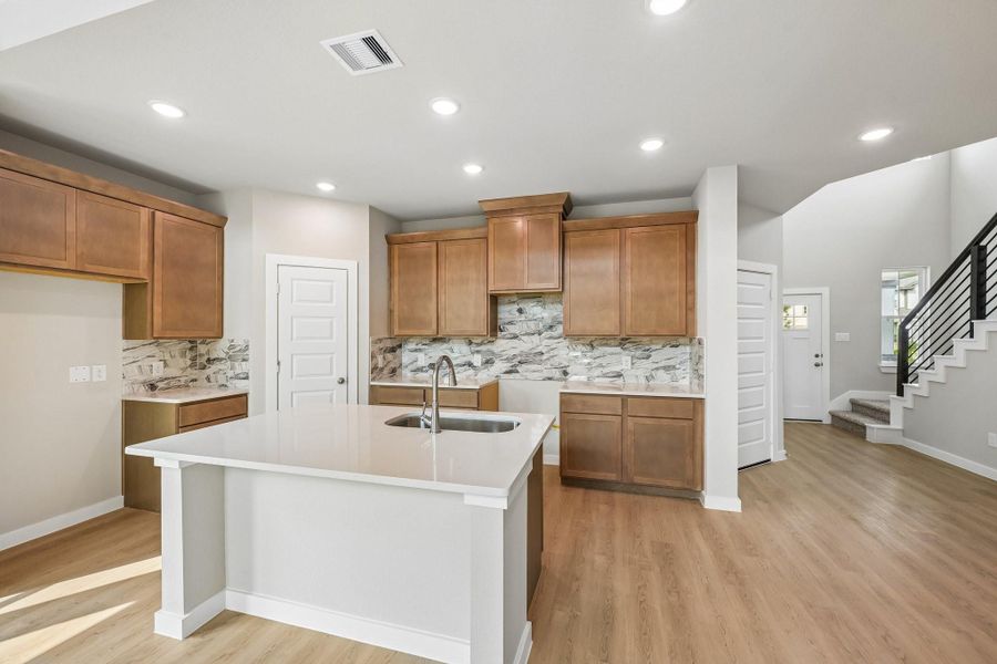 Furnished interior view inside a new home in Granger Pines, Conroe (Image 9).
