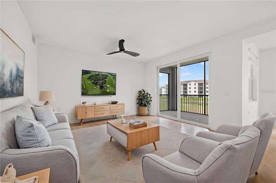 Furnished interior view inside a new home in , Lehigh Acres (Image 7). Furnished interior view inside a new home in , Lehigh Acres (Image 7).