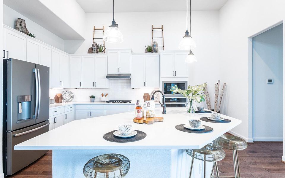 Representative furnished interior of a home built from the Sonora by CastleRock Communities in Solterra, Mesquite (Image 5).