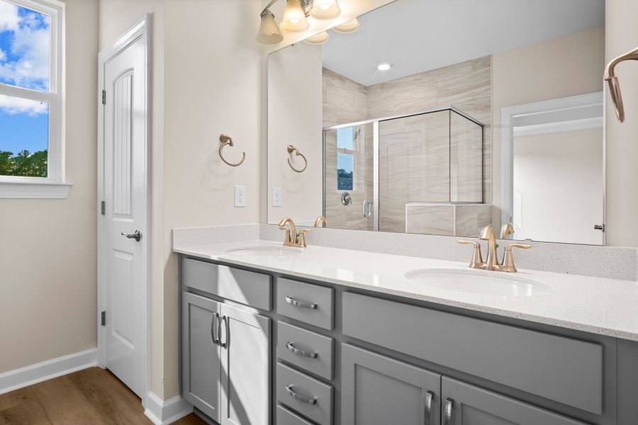 Furnished interior view inside a new home in Bridgewater - Shorehaven Village, Little River (Image 5).