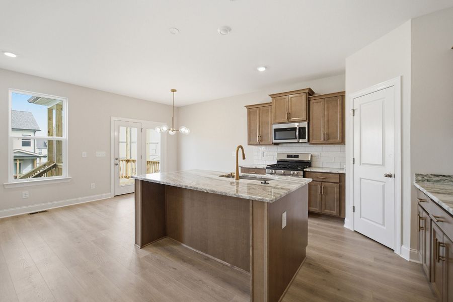 Furnished interior view inside a new home in McCain's Station, Gallatin (Image 8). Furnished interior view inside a new home in McCain's Station, Gallatin (Image 8).