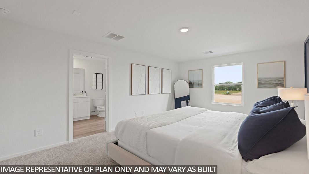Furnished interior view inside a new home in Presswoods, Splendora (Image 27).