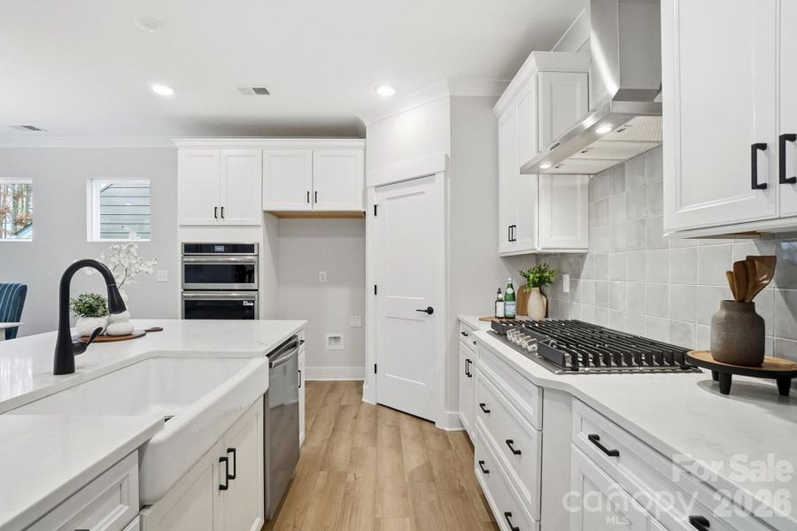 Furnished interior view inside a new home in Villas at Prestwick, Mooresville (Image 17).
