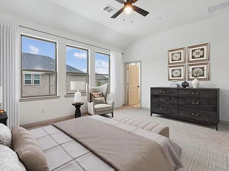 Furnished interior view inside a new home in , Midlothian (Image 9).