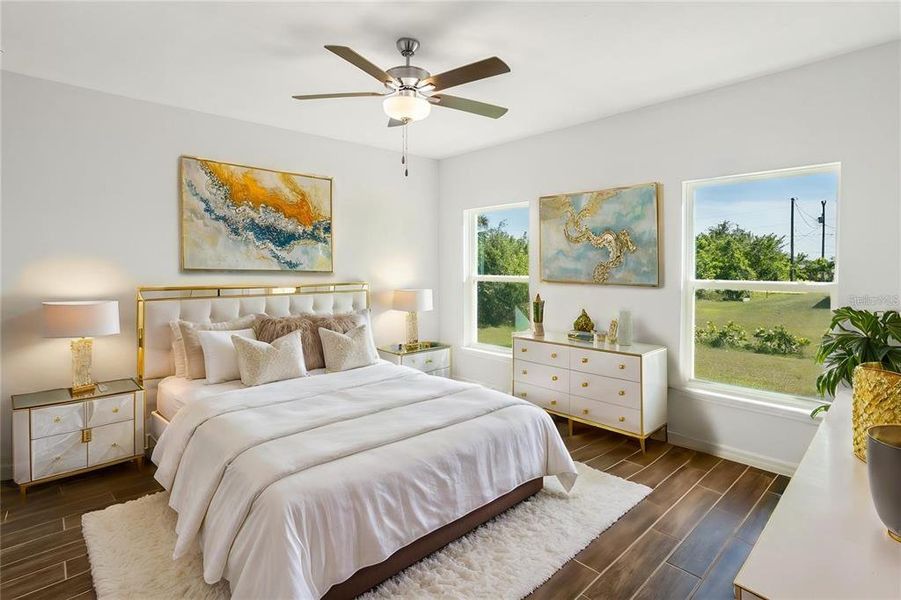 Furnished interior view inside a new home in , Fort Myers (Image 10).
