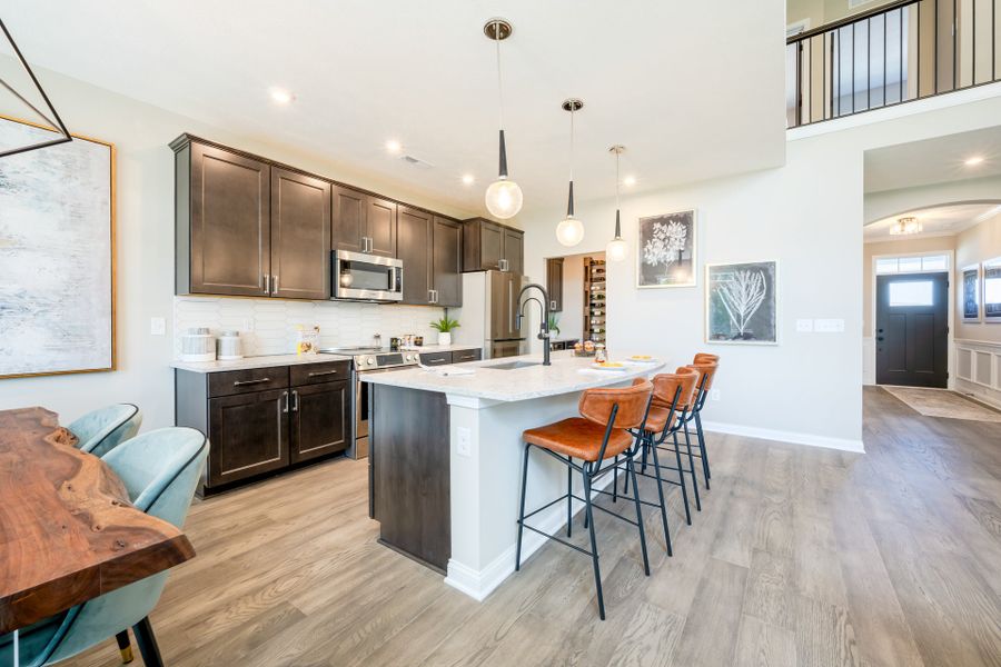 Representative furnished interior of a home built from the Charles by Fischer Homes in Twin Lakes, Hoschton (Image 45).