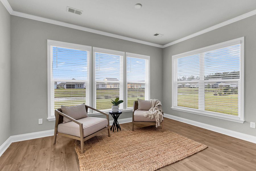 Furnished interior view inside a new home in , Summerville (Image 34).