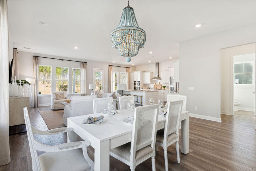 Furnished interior view inside a new home in Heron's Walk at Summers Corner, Summerville (Image 26).