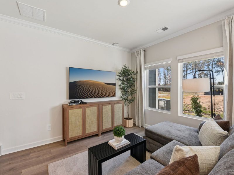 Furnished interior view inside a new home in Meadows at Wilson Farms - The Summit Series, Fort Mill (Image 4).