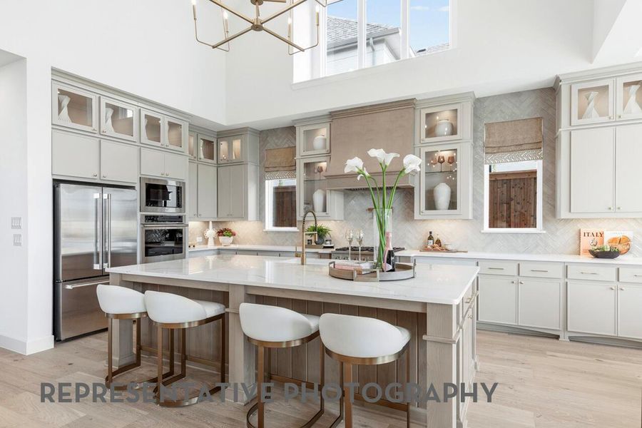 Furnished interior view inside a new home in Parkside On The River, Georgetown (Image 25).