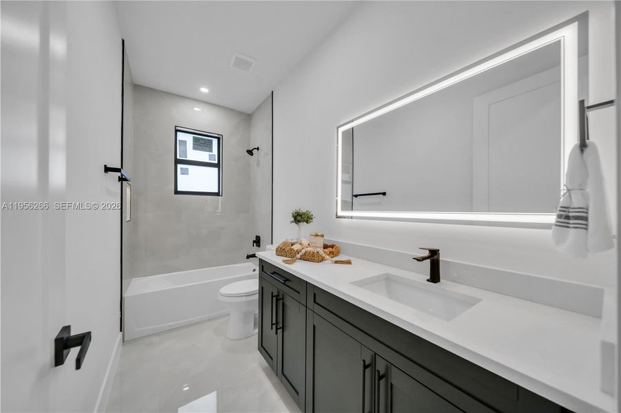 Furnished interior view inside a new home in , Lehigh Acres (Image 12).