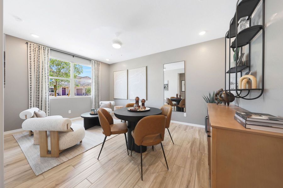 Representative furnished interior of a home built from the Pacific by Mattamy Homes in White Tank Vistas, Waddell (Image 23).