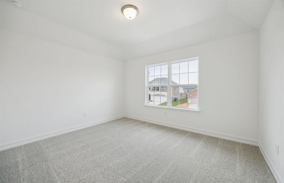 Roomy secondary bedroom with extensive closet storage *Real home pictured Roomy secondary bedroom with extensive closet storage *Real home pictured