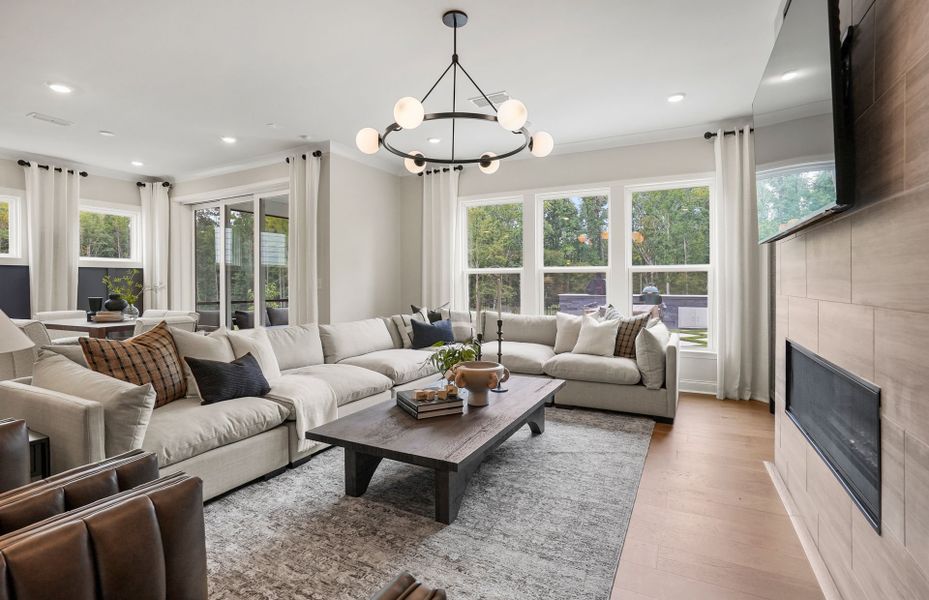Furnished interior view inside a new home in Forest Creek, Waxhaw (Image 56). Furnished interior view inside a new home in Forest Creek, Waxhaw (Image 56).