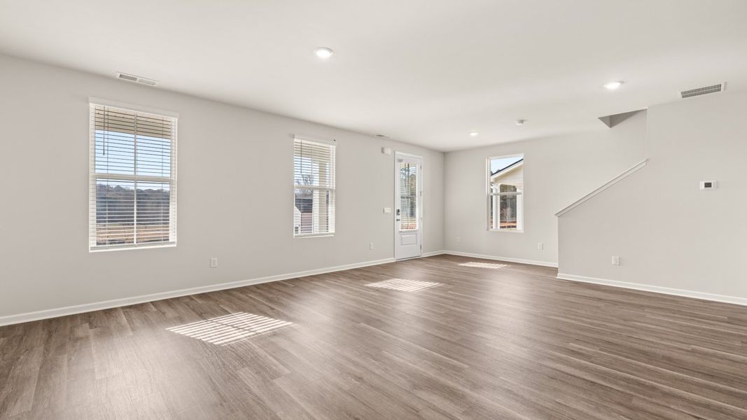 Spacious, unfurnished interior of a new home in Brookland Commons, Monroe (Image 11).
