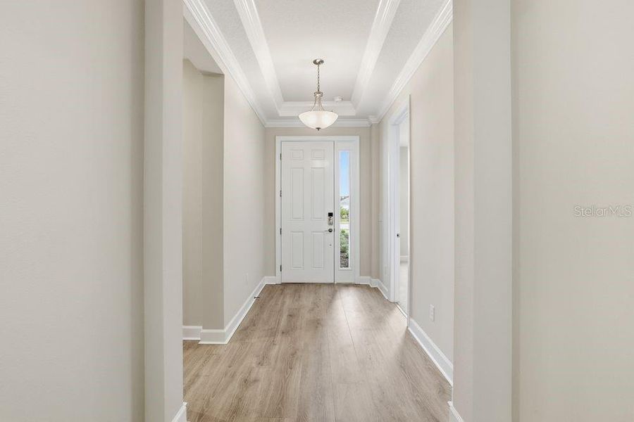 Spacious, unfurnished interior of a new home in Esplanade at Wiregrass Ranch, Wesley Chapel (Image 21). Spacious, unfurnished interior of a new home in Esplanade at Wiregrass Ranch, Wesley Chapel (Image 21).