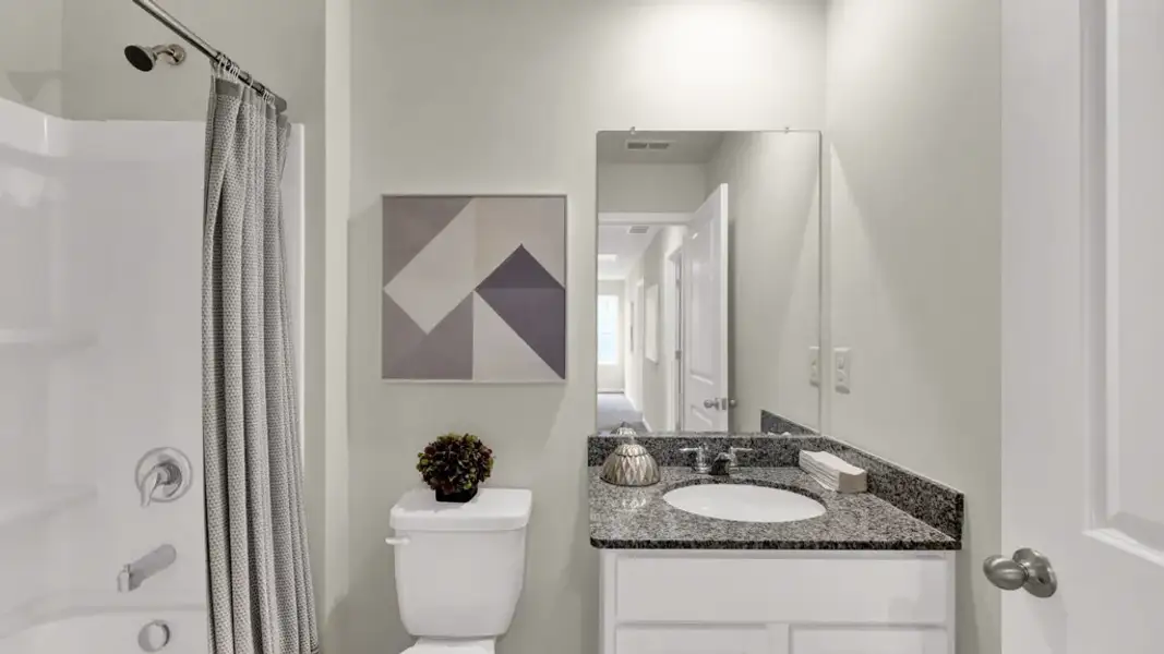Furnished interior view inside a new home in Keebler Meadows, Johnson City (Image 30).