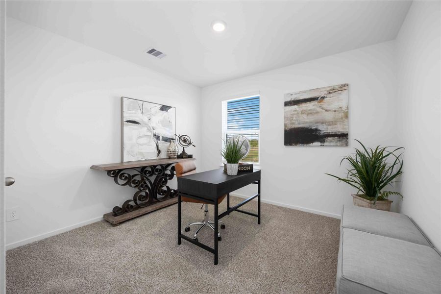 Furnished interior view inside a new home in Legacy Village, Houston (Image 12).