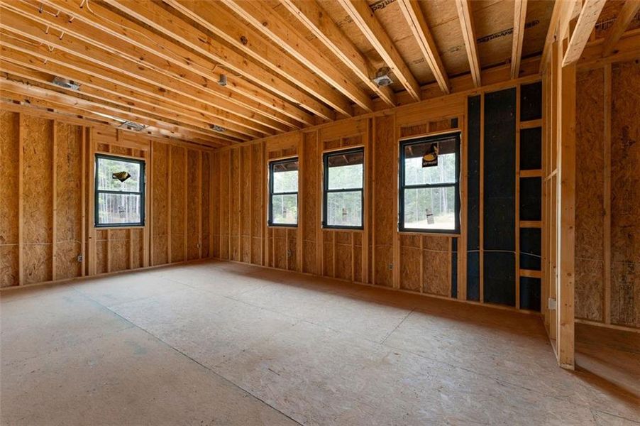 In-progress construction of a new home in , Kingston, GA (Image 31).