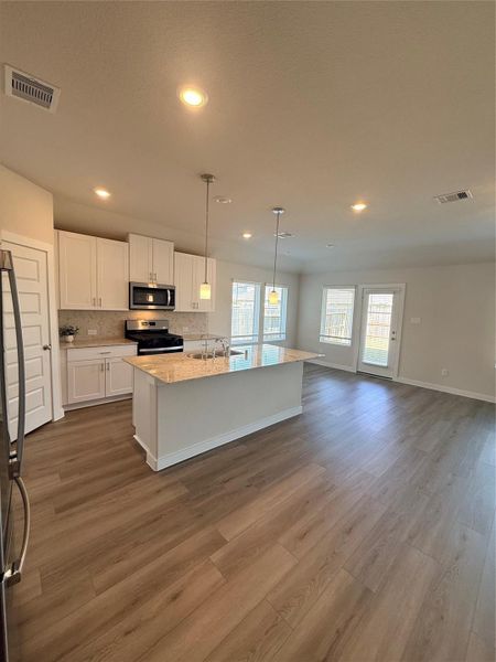 Furnished interior view inside a new home in Wall Street Village, Richmond (Image 10).