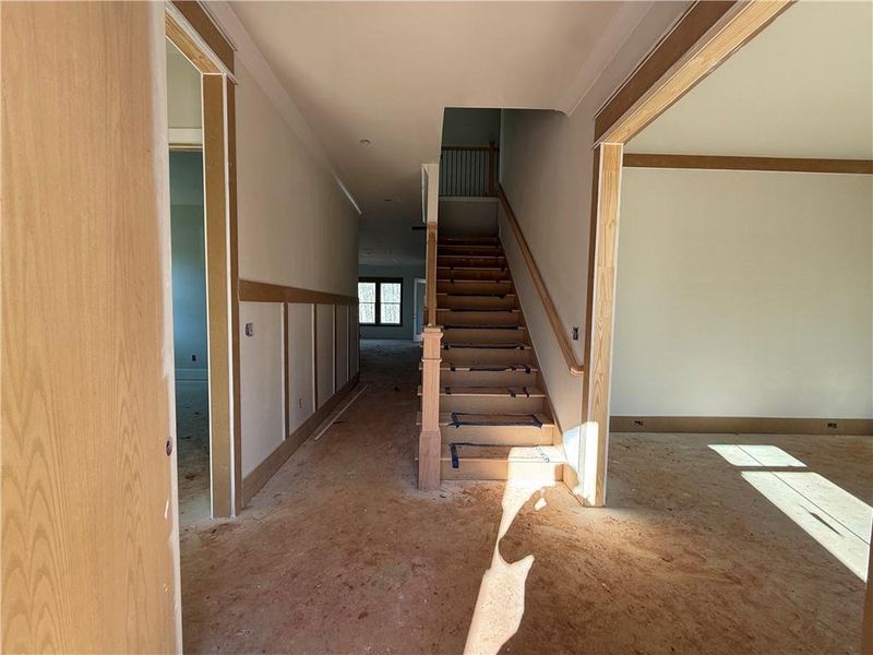 In-progress construction of a new home in , Pendergrass, GA (Image 27).